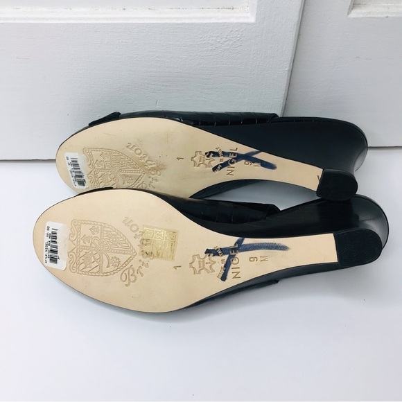 BRIGHTON Black Nigel Heels Size 9 - Picture 6 of 6